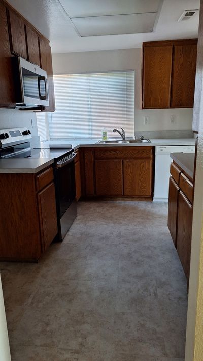 Kitchen with new appliances